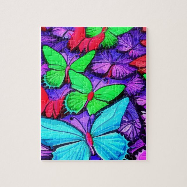 Puzzle Mariposas de colores (Vertical)