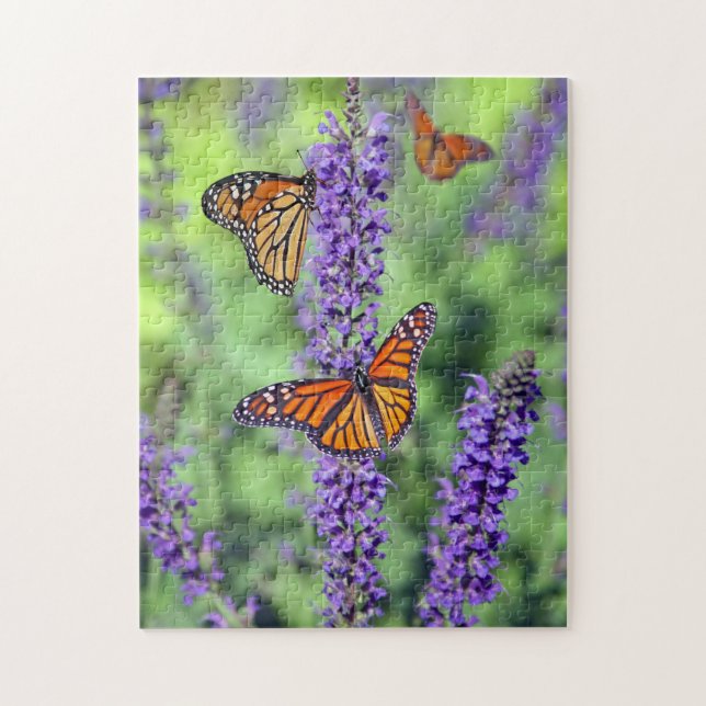Puzzle Mariposas monarcas (Vertical)