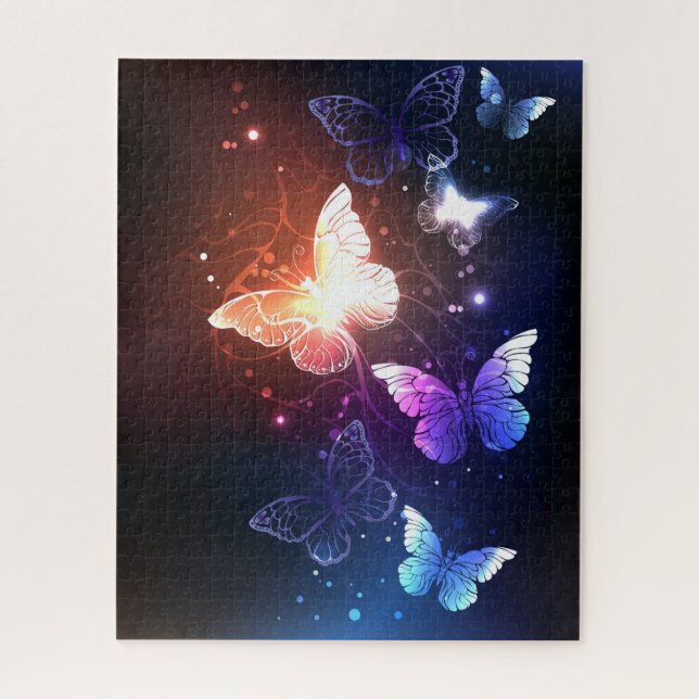 Puzzle Mariposas nocturnas brillantes (Vertical)