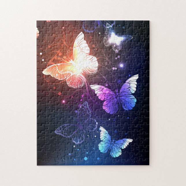 Puzzle Mariposas nocturnas brillantes (Vertical)