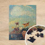 Puzzle Mariposas | Odilon Redon<br><div class="desc">Mariposas (1910) del artista francés Odilon Redon. La pintura original de arte fino es el aceite sobre lienzo que representa mariposas coloridas abstractas contra un fondo azul del cielo. 

Utilice las herramientas de diseño para agregar texto personalizado o personalizar la imagen.</div>