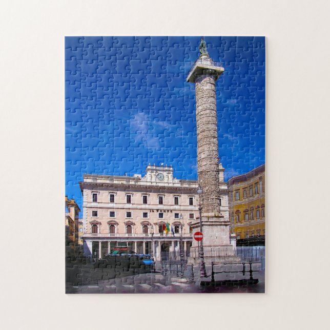 Puzzle Mark Aurel Pillar Roma Italia. (Vertical)