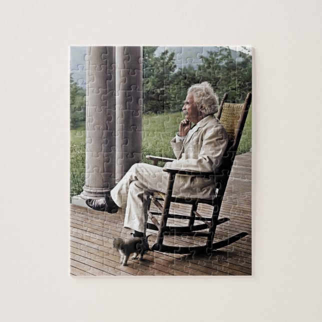 Puzzle Mark Twain (Vertical)
