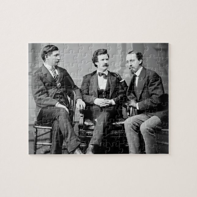 Puzzle Mark Twain, George Alfred Townsend y David Gray (Horizontal)