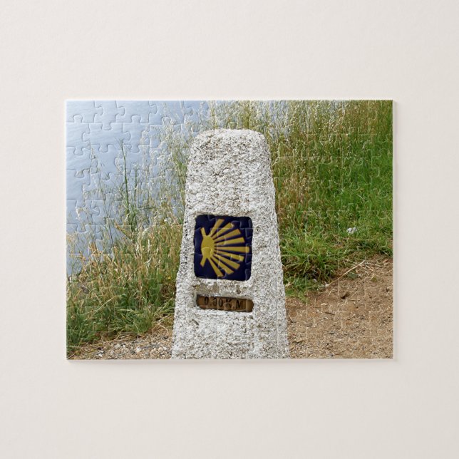Puzzle Marker Zero en Cape Finisterre, España (Horizontal)