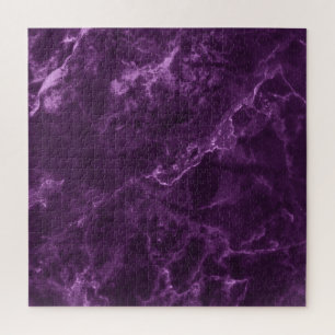 Puzzle Mármol morado oscuro: textura lujosa.