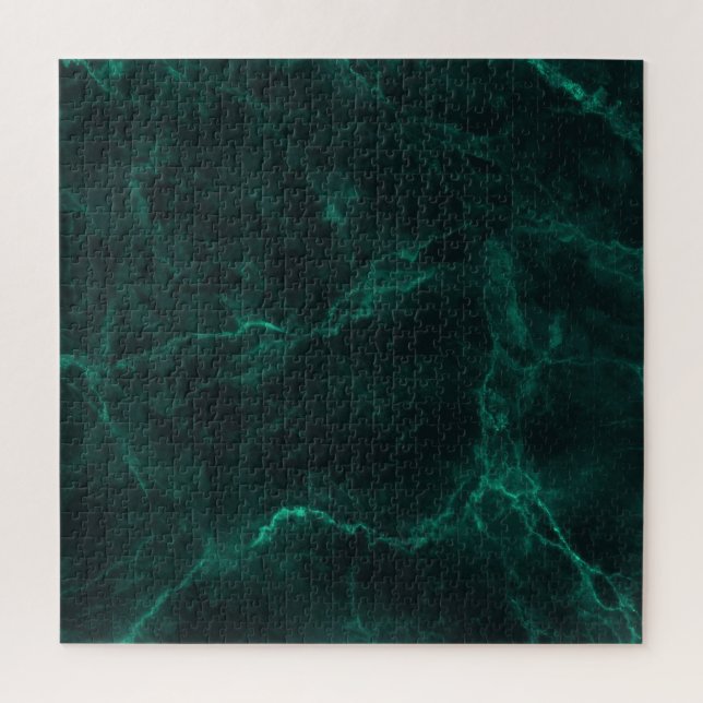 Puzzle Mármol verde oscuro, textura perfecta. (Vertical)