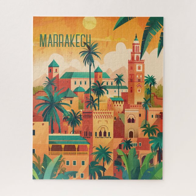 Puzzle Marrakech Travel (Vertical)