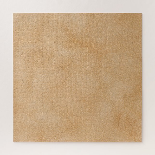 Puzzle Marrón claro, fondo de textura de cuero. (Vertical)