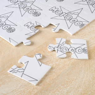 Puzzle Marruecos es tradición coronada, puertas de tribun