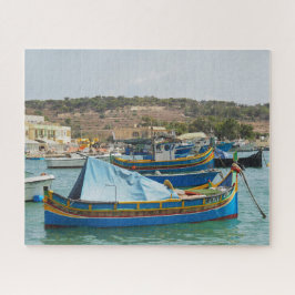 Puzzle Marsaxlokk - Aldea pesquera de Malta