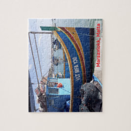 Puzzle Marsaxlokk Pescadores Barcos Malta