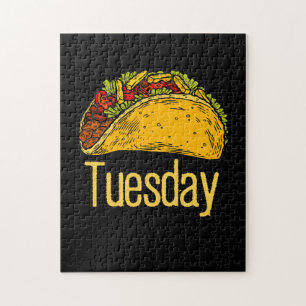 Puzzle Martes Taco Gastronomía Mexicana Tacos Foodie Mé