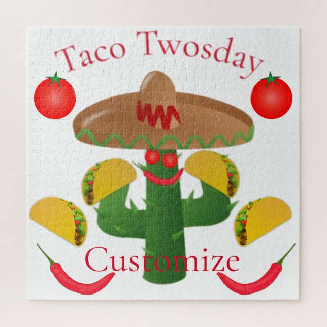 Puzzle Martes Taco Saguaro Cactus Thunder_Cove (Vertical)