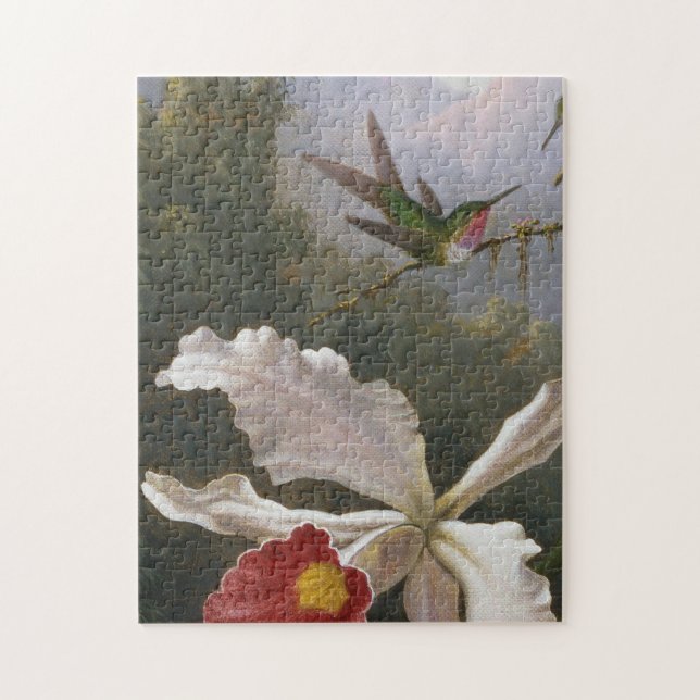Puzzle Martin Johnson Heade - Aves Hummingbirds Por Encim (Vertical)