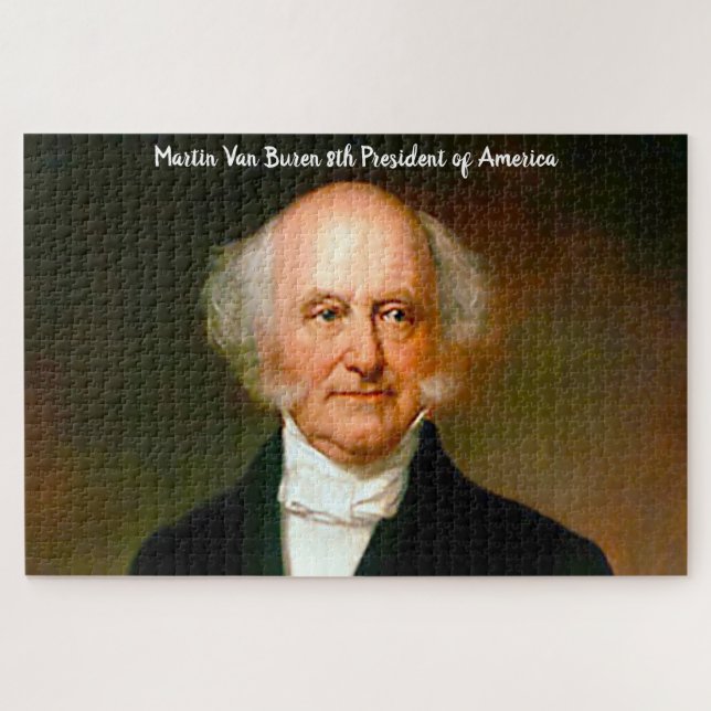 Puzzle Martin Van Buren 8º presidente de América. (Horizontal)