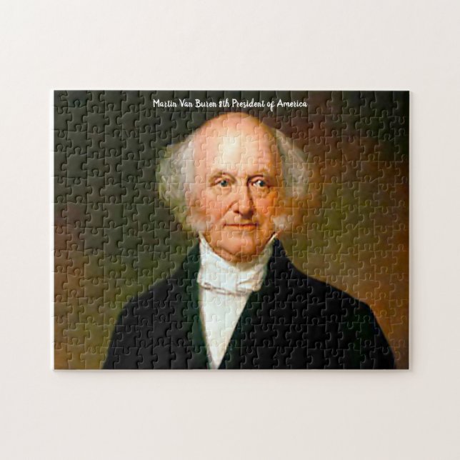 Puzzle Martin Van Buren 8º presidente de América. (Horizontal)