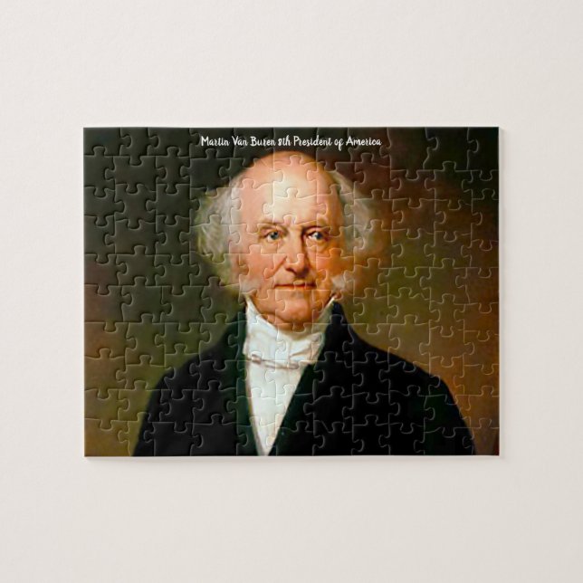 Puzzle Martin Van Buren 8º presidente de América. (Horizontal)