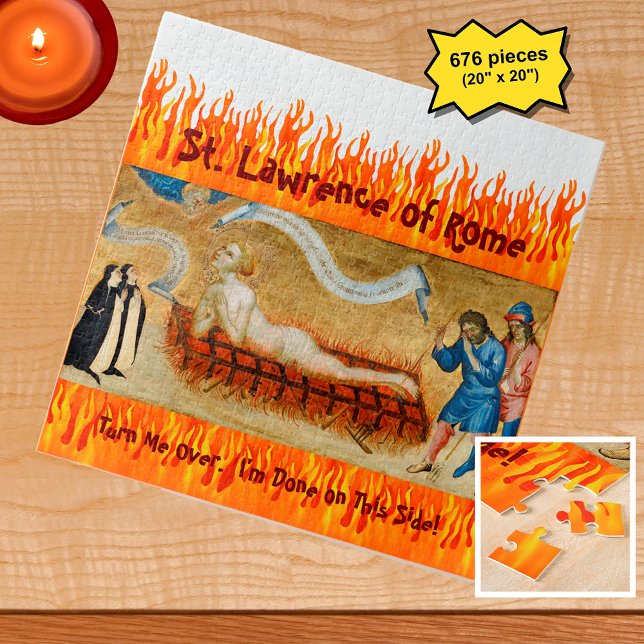 Puzzle Martirio de San Lorenzo, con dos monjas (M 022) (Subido por el creador)