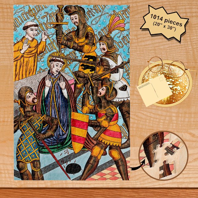 Puzzle Martirio de St. Thomas Becket (M 031) (Subido por el creador)