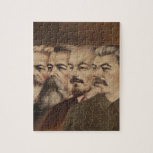 Puzzle Marx, Engels, Lenin, y Stalin