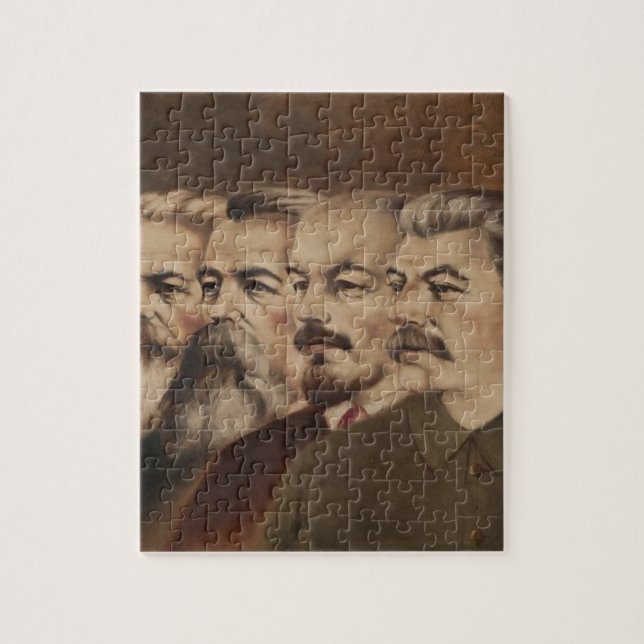 Puzzle Marx, Engels, Lenin, y Stalin (Vertical)