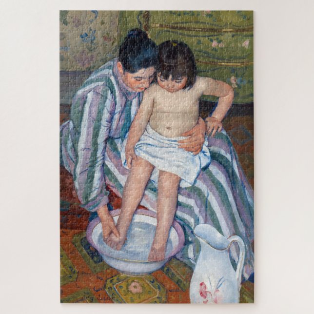 Puzzle Mary Cassatt - El baño del niño / El baño (Vertical)