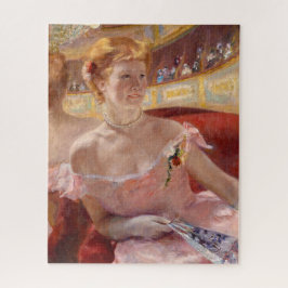 Puzzle Mary Cassatt - Mujer con collar de perla en un gra