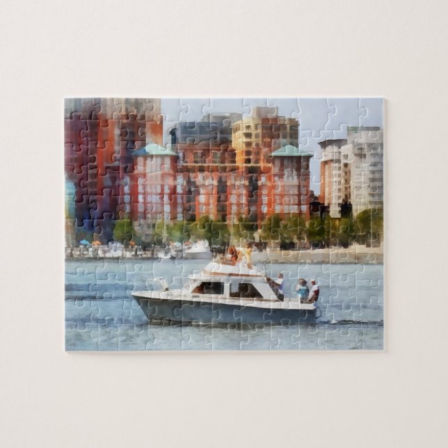 Puzzle Maryland - Crucero de Cabina por Baltimore Skyline (Horizontal)