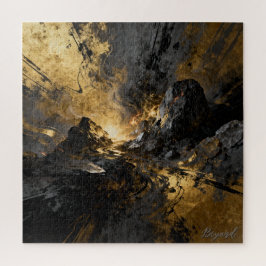 Puzzle Más allá: impresión de arte digital de fantasía co