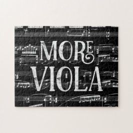Puzzle Más cartón de Viola - Música blanca negra