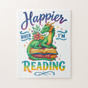 Puzzle Más feliz cuando estoy leyendo