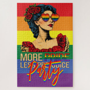 Puzzle Más Orgullo Menos Prejuicio Mes del Orgullo LGBTQ