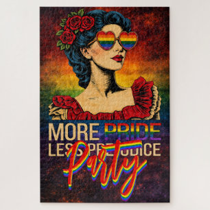 Puzzle Más Orgullo Menos Prejuicio Mes del Orgullo LGBTQ