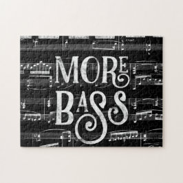 Puzzle Más tablero de croquetas de bajo - Música blanca n