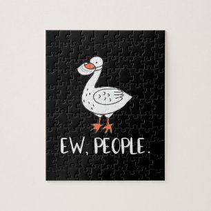 Puzzle Máscara de pato divertida para las mujeres Ew Peop