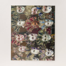 Puzzle Máscaras faciales de carnaval, mercado callejero i