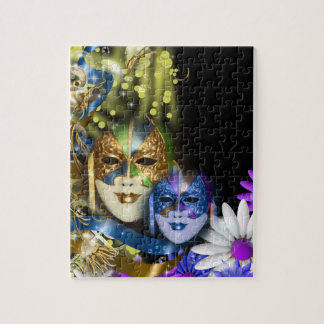 Puzzle Máscaras venecianas del quinceanera de la