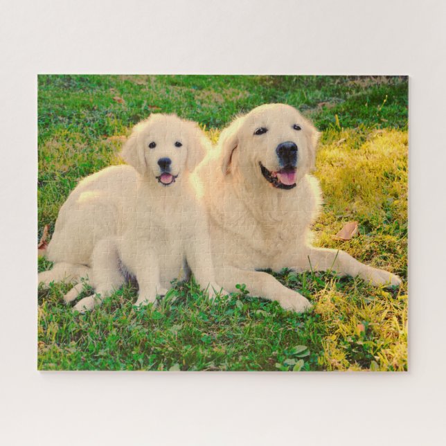 Puzzle Mascota de perro de Golden Retriever Animal Mom o  (Horizontal)