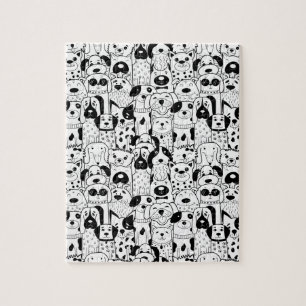 Puzzle Mascota de perro divertido Personalizado animal di