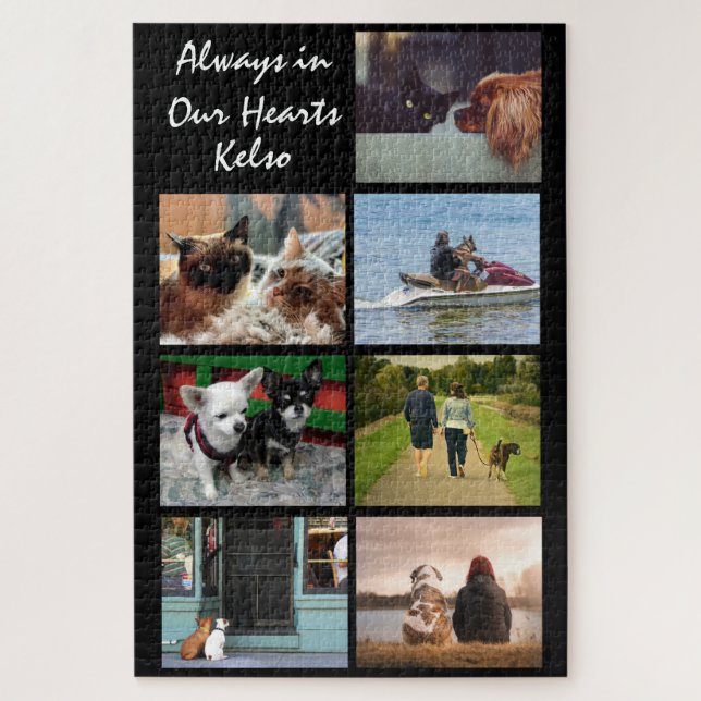 Puzzle MASCOTA DIY conmemorativo 7 collage de imágenes co (Vertical)