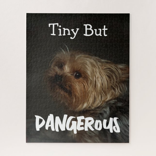 Puzzle Mascota Mamá Perro Terrier Personalizable Lindo (Vertical)