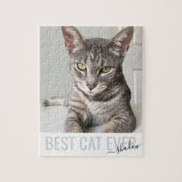 Puzzle Mascota Personalizado Jigsaw, mejor gato mejor fot