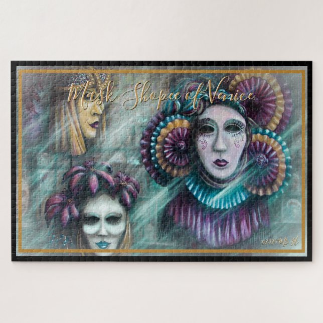 Puzzle Mask Shopee del Bella Artes de Venecia (Horizontal)