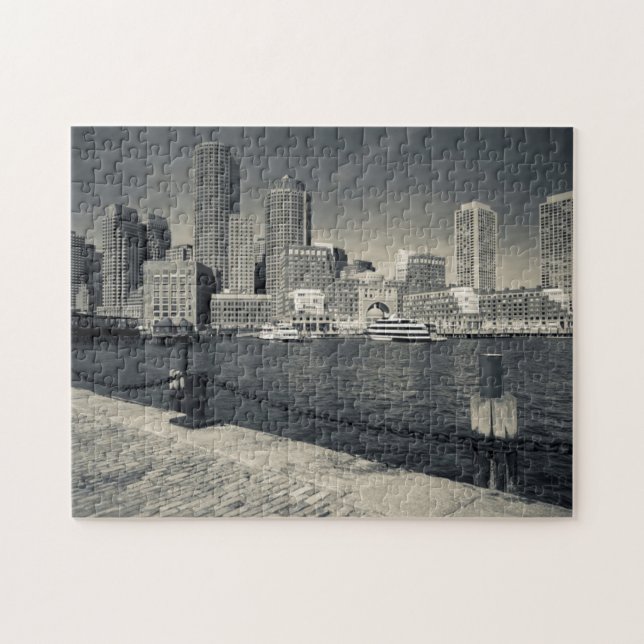 Puzzle Massachusetts, Boston, edificios de Rowe's Wharf (Horizontal)