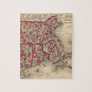 Puzzle Massachusetts, Connecticut y Rhode Island