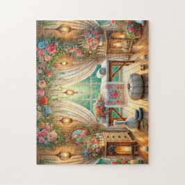 Puzzle Massage Retreat Bloom & Balance Spa Garden View