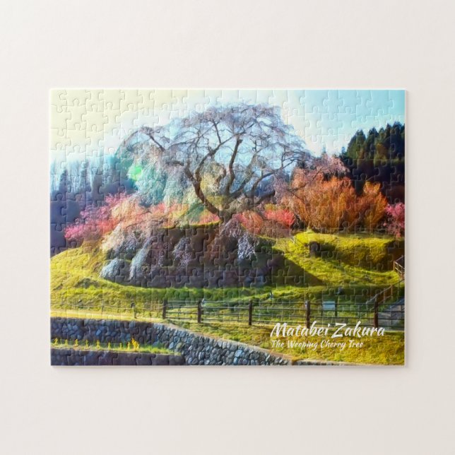 Puzzle Matabei-Zakura: Llorando cerezo (Horizontal)