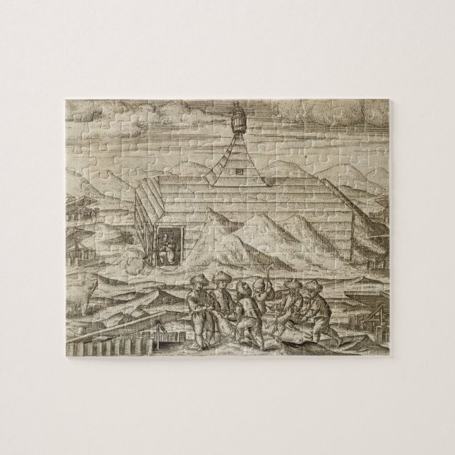 Puzzle Matanza del equipo y osos el pelar, fuera del cabi (Horizontal)