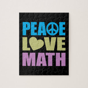 Puzzle Matemáticas del amor de la paz